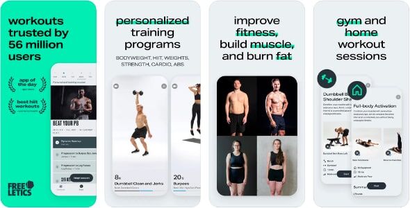 Freeletics Fitness App