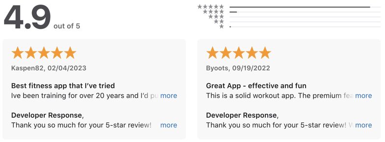 Alpha Progression App Store Ratings