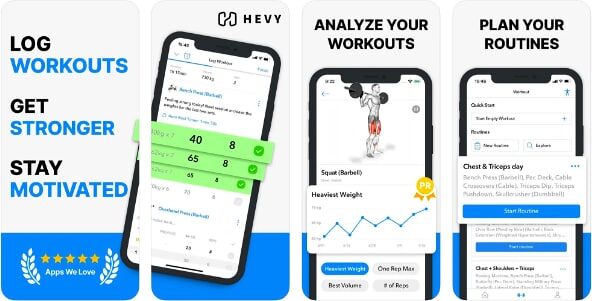 Hevy Fitness App